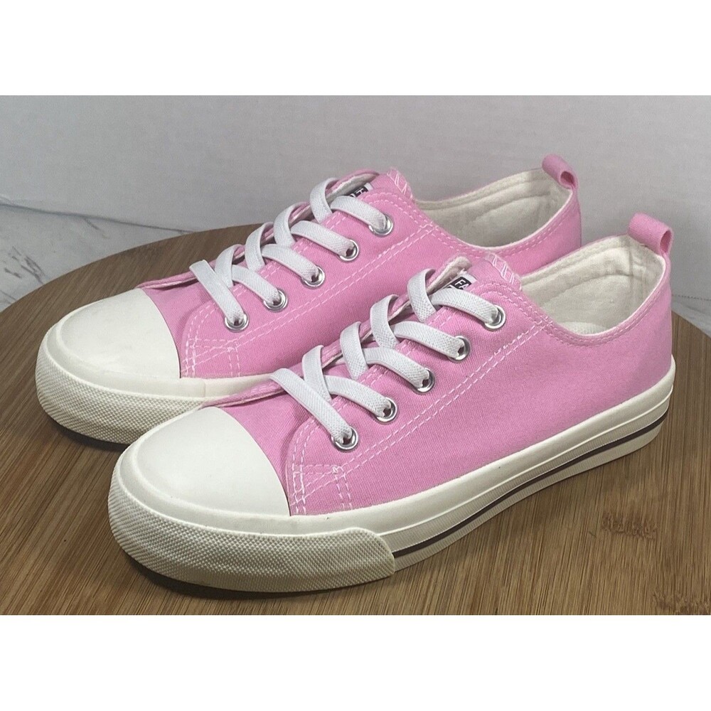 Fashion FEFOE Canvas Pink Sneaker Size 5 NEW